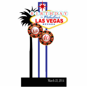 Photo Sculpture Las Vegas 40e anniversaire de fête Keepsaké