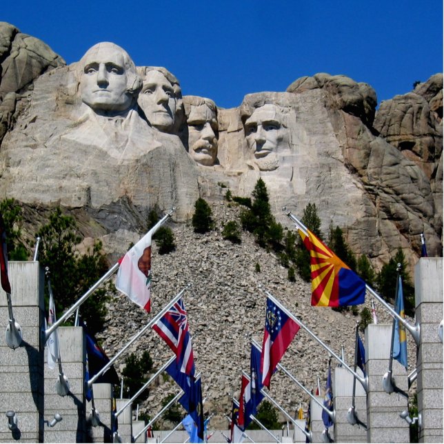 Photo Sculpture Le Dakota du Sud le mont Rushmore (Devant)