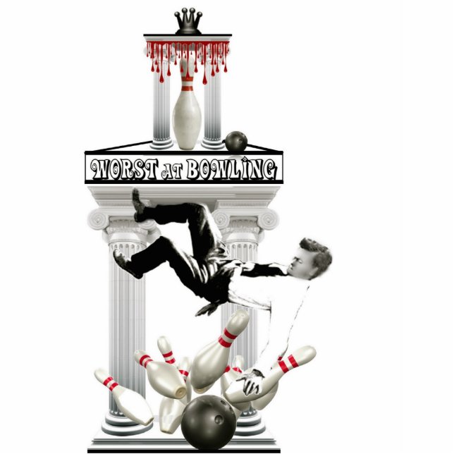 Photo Sculpture Le plus mauvais trophée de bowling (Devant)