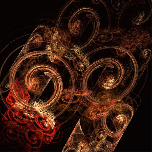 Photo Sculpture Le son de la musique Art Abstrait (Devant)
