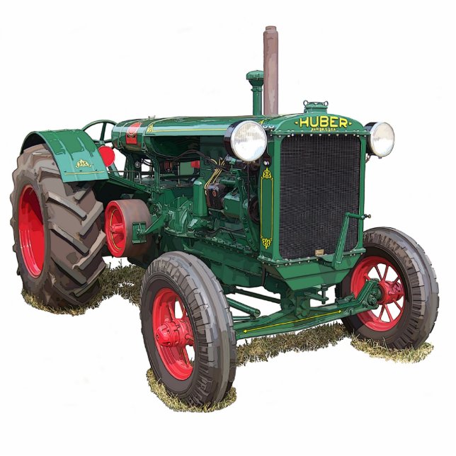 Photo Sculpture Le tracteur Huber HK (Devant)