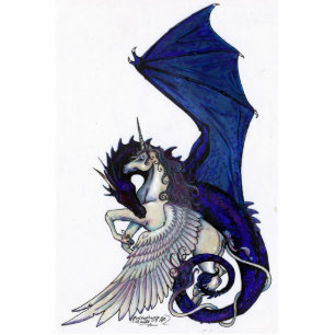 Photo Sculpture Licorne et dragon