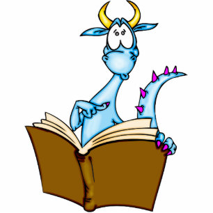Photo Sculpture Livre de lecture de dragon