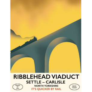 Photo Sculpture Locomotive du Viaduc de la Tête de Ribblehead