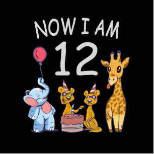 Photo Sculpture Maintenant, j'ai 12 ans 12e anniversaire au Zoo
