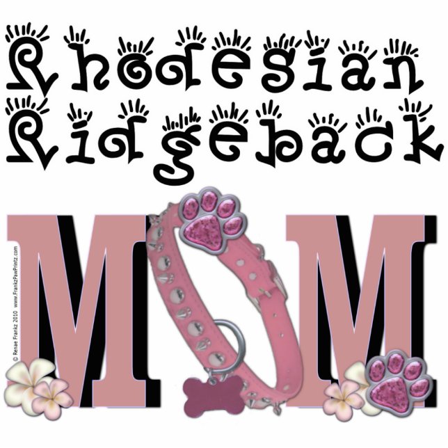 Photo Sculpture MAMAN de Rhodesian Ridgeback (Devant)