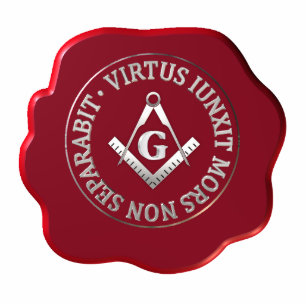 Photo Sculpture Masonic sceau de cire