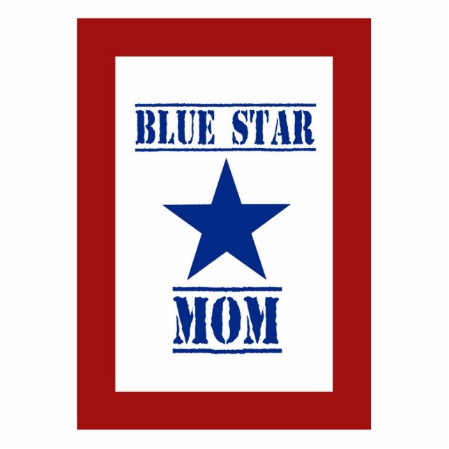 Photo Sculpture Militaires de maman d'étoile bleue (Devant)