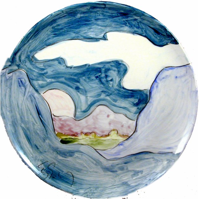 Photo Sculpture Mist bleu ciel (Devant)