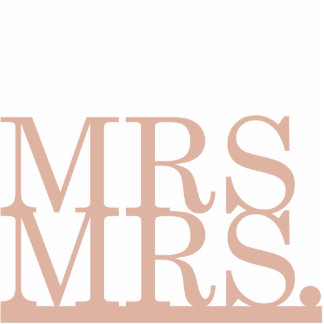 Photo Sculpture Mme et Mme Cake Topper [pêche]