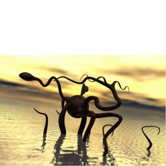 Photo Sculpture Monstre de Loch Ness ! (monstre de l'eau) (Devant)