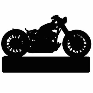 Photo Sculpture Motorcycle noir