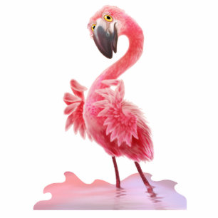 Photo Sculpture Oh, Flamant rose !