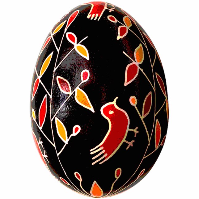 Photo Sculpture Ornement de Pysanky (oeuf de pâques d'Ukrainien) (Devant)