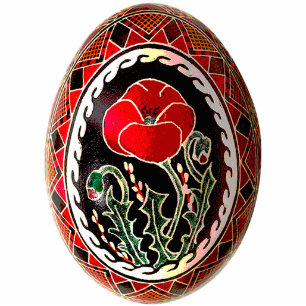 Photo Sculpture Ornement de Pysanky (Oeuf de Pâques ukrainien)