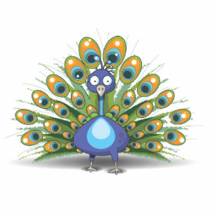 Photo Sculpture Pacock