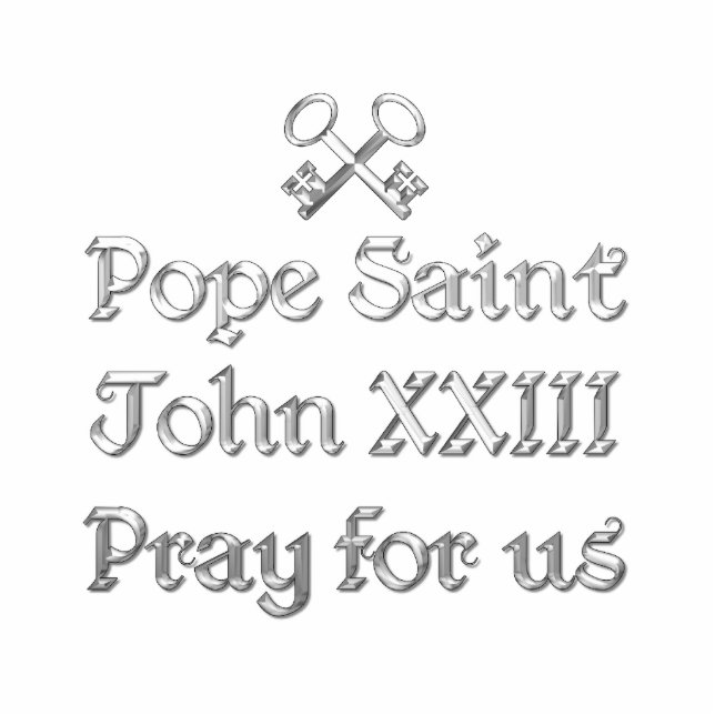 Photo Sculpture Pape St John XXIII prient pour nous (Devant)