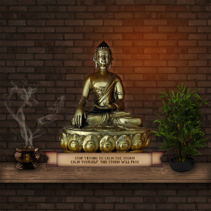 Photo Sculpture (Personnalisable) Bouddha Statuette