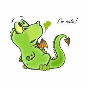 Photo Sculpture Petit dragon mignon