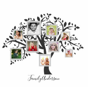 Photo Sculpture Photo Collage Family Tree Template Personalized