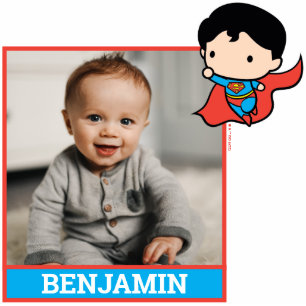 Photo Sculpture Photo personnalisée Chibi Superman Cutout