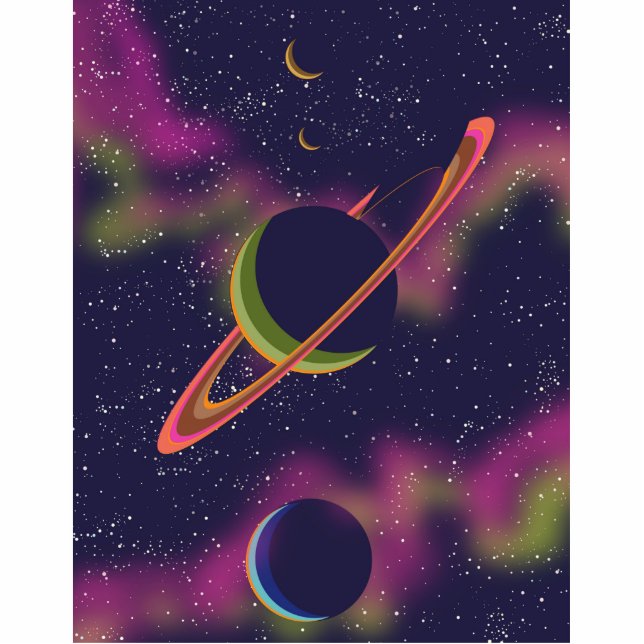 Photo Sculpture Planètes et étoiles (Devant)
