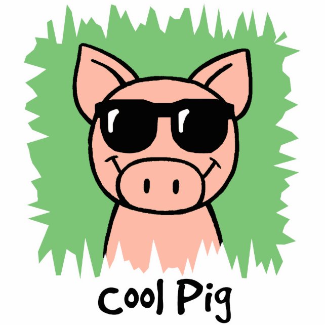 Photo Sculpture Porc de cool de clipart (images graphiques) de (Devant)