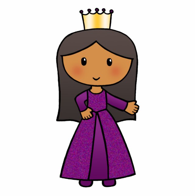 Photo Sculpture Princesse mignonne de clipart (images graphiques) (Devant)
