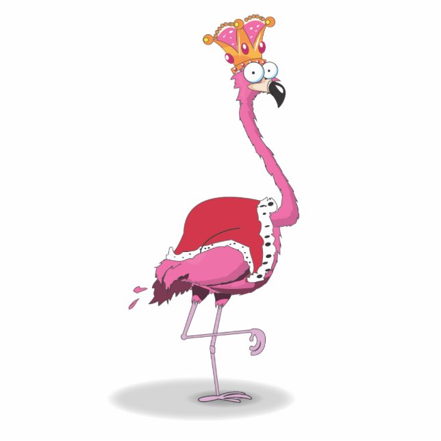 Photo Sculpture Roi des Flamants roses (Devant)