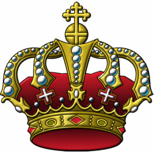 Photo Sculpture Roi et couronne de la Reine