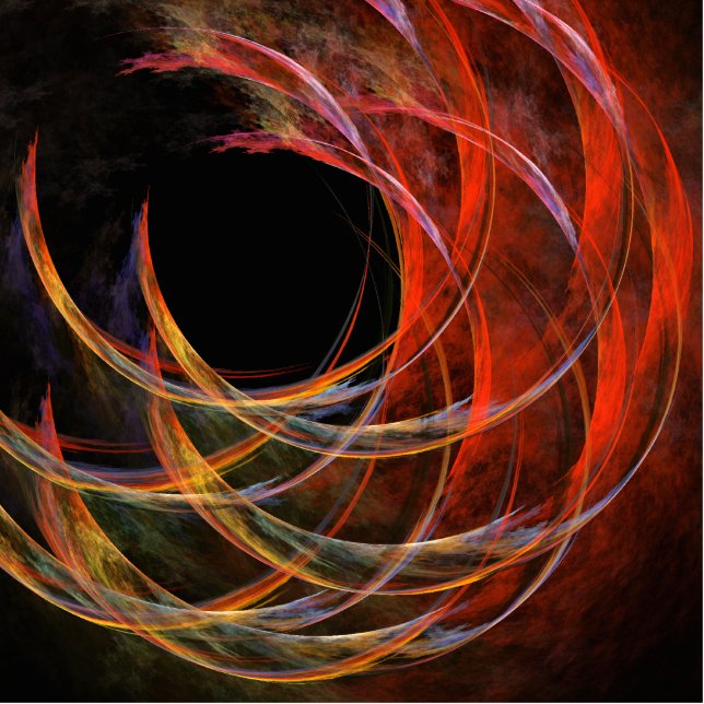 Photo Sculpture Rompre le cercle de l'art Abstrait (Devant)