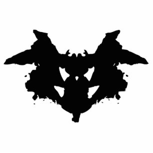Photo Sculpture Rorschach Inkblot