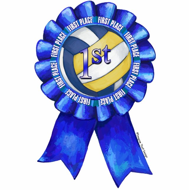 Photo Sculpture Rubans de volleyball 1er (Devant)