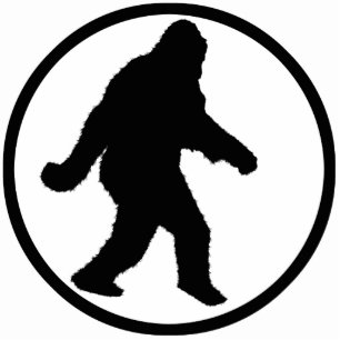 Photo Sculpture Sasquatch Squatchin' Silhouette
