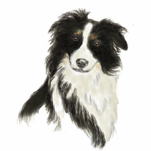 Photo Sculpture Sculpture en border collie, porte-clés