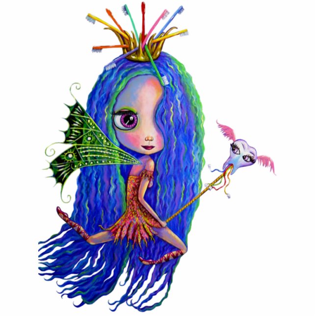 Photo Sculpture Sculpture en photo de fée de dent (Devant)