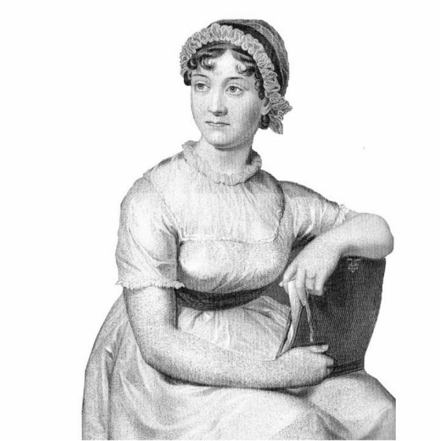 Photo Sculpture Sculpture en photo de Jane Austen (Devant)