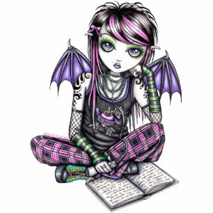 Photo Sculpture Sculpture féerique mignonne en photo d'art d'Emo