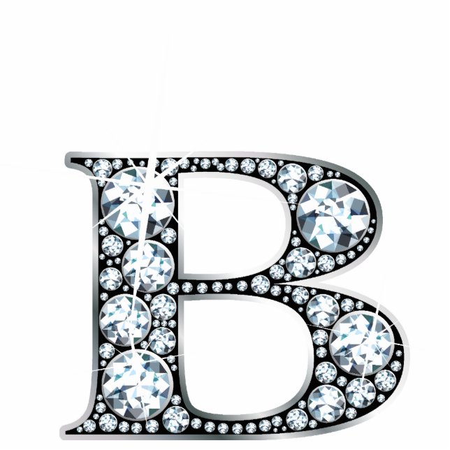 Photo Sculpture Sculpture photo de la boucle de diamant "B" (Devant)