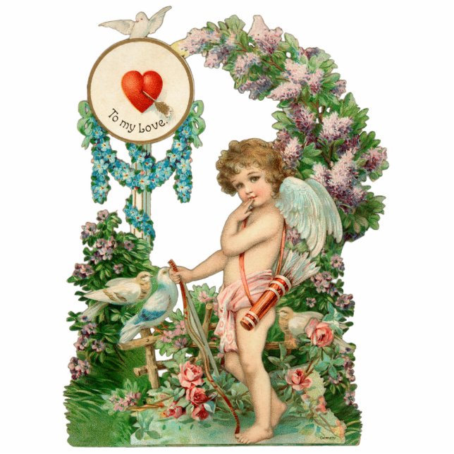 Photo Sculpture Sculpture photo vintage Cupid (Devant)
