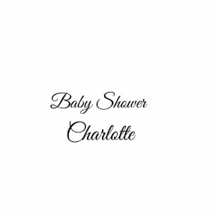 Photo Sculpture SIMPLE MINIMAL.CUTIE ADD NAME BABY baby shower Thr