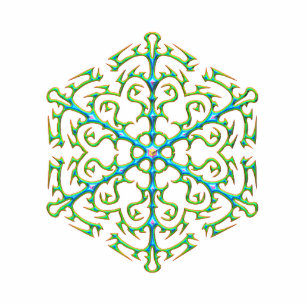 Photo Sculpture Snowflake 1