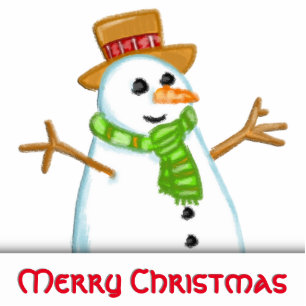 Photo Sculpture Snowman Joyeux Noël