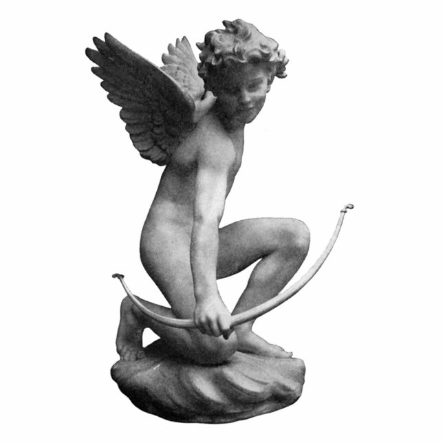 Photo Sculpture Statue Cupid (Devant)