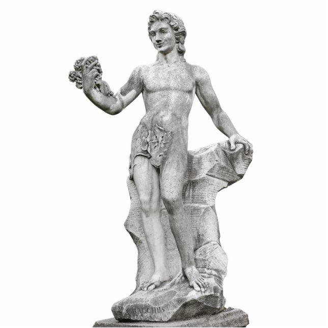 Photo Sculpture Statue de Dieu Bacchus (Devant)