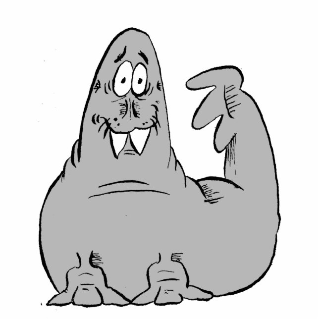 Photo Sculpture Statue de morse (Devant)