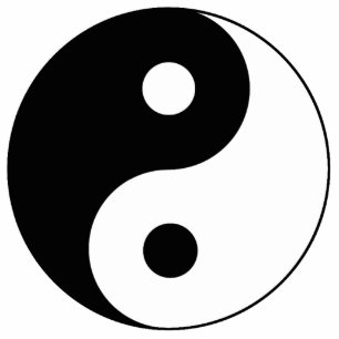 Photo Sculpture SYMBOLE YIN / Yang