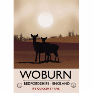 Photo Sculpture Woburn - Bedfordshire affiche de voyage de style V
