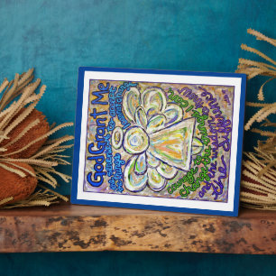 Photo Sérénité Prière Ange Peinture Art Plaque