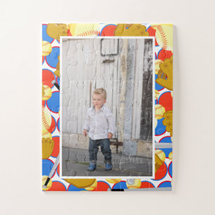 Photo Softball Jigsaw Puzzle